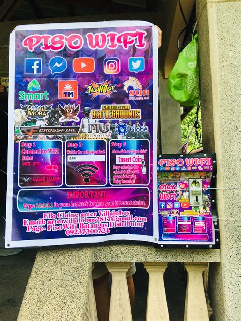 Connect now at aileen piso wifi  .
